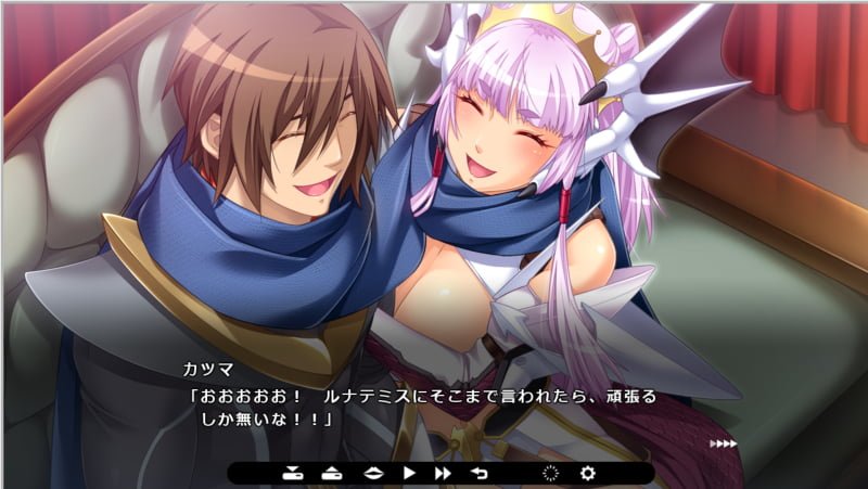 ルナテミスエンドでの幸せそうな２人