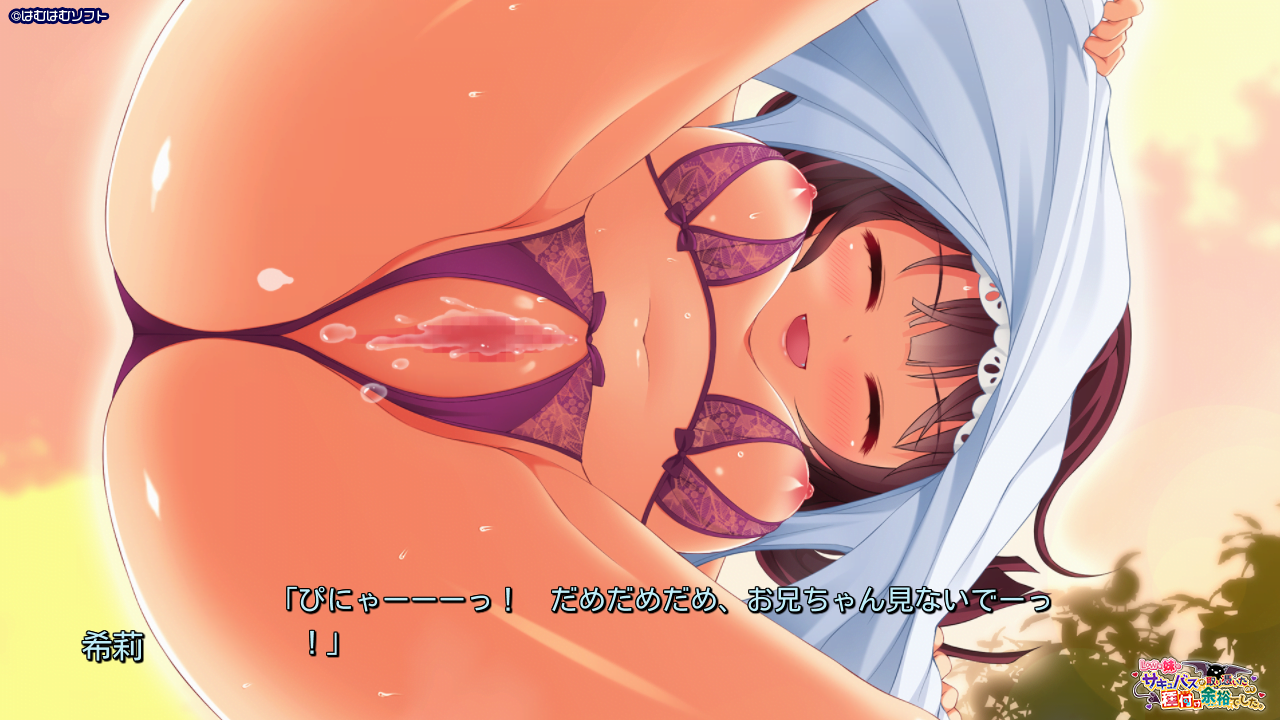 希莉「ぴにゃーーーっ！　だめだめだめ、お兄ちゃんみないでーっ！」