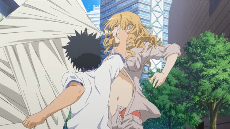 上条当麻の男女平等パンチ