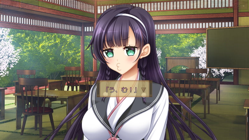 春姫のむくれた顔
