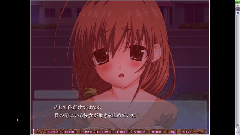 そして色だけではなく、目の前にいる彼女が動きを止めていた