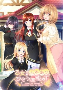 乙女とふれあう、ひとつ屋根の下パッケージイラスト