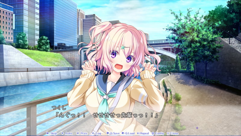 ガオーなポーズをとるつくしちゃん