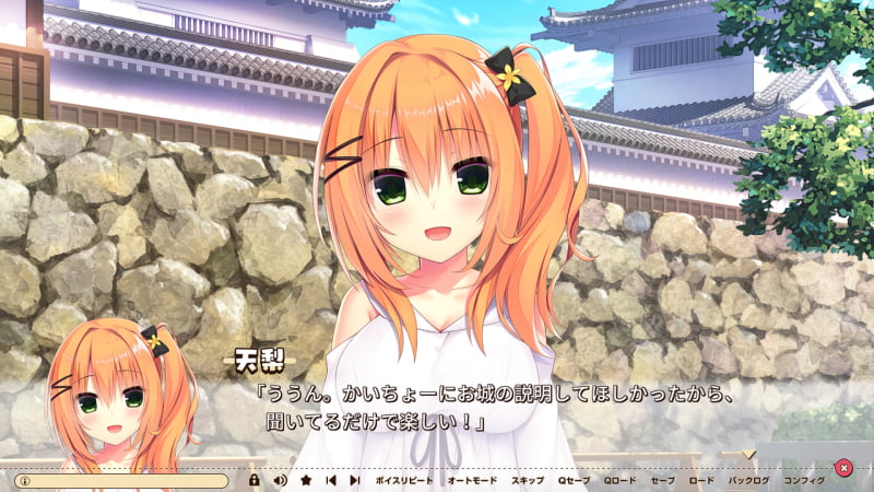 天梨「ううん、かいちょーにお城の説明してほしかったから、聞いてるだけで楽しい！」