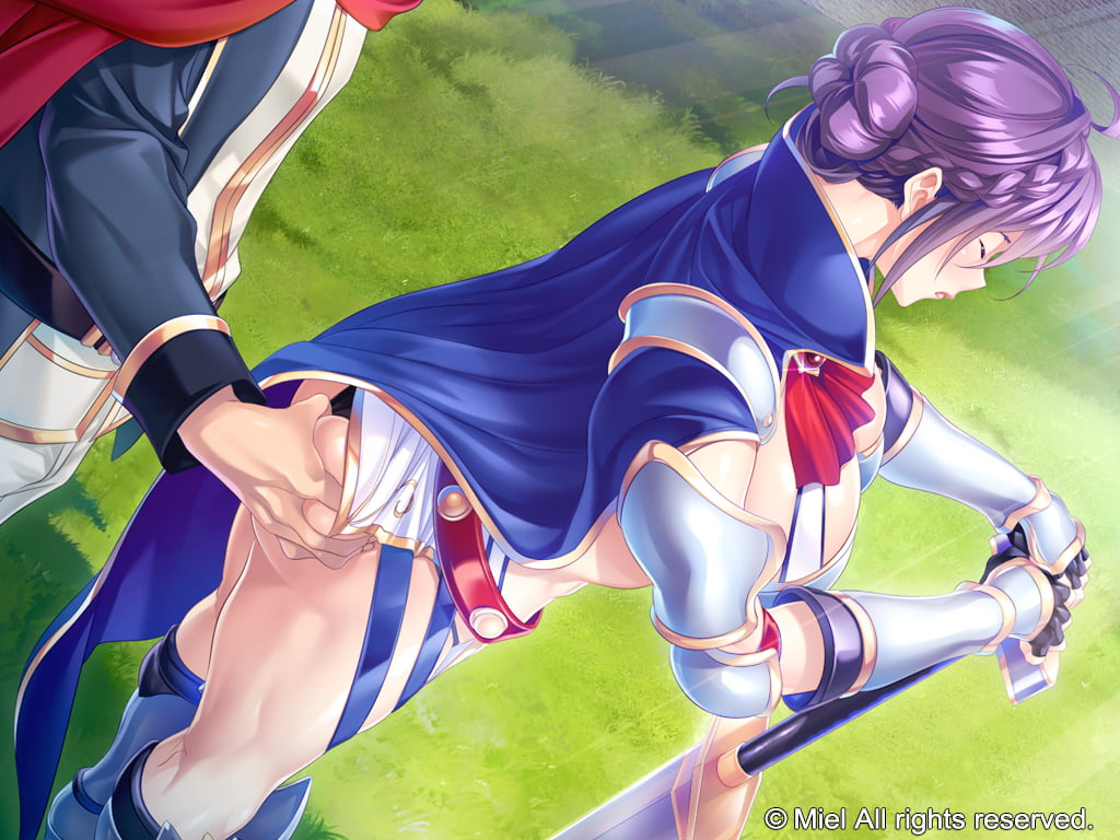 上司の巨乳騎士団長は俺の肉オナホ！のサンプルCG