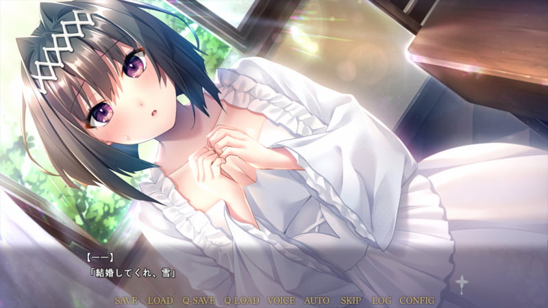 雪にプロポーズするシーン