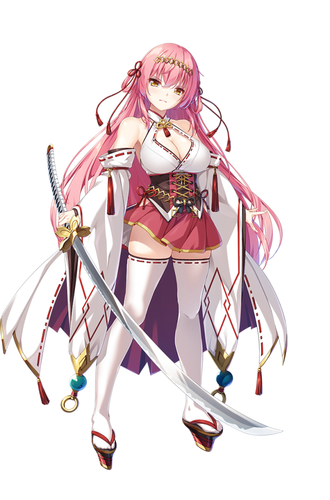 神子園姫華の戦巫の姿