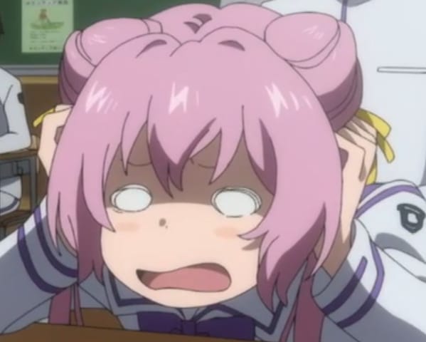 頭を抱える珠瀬壬姫