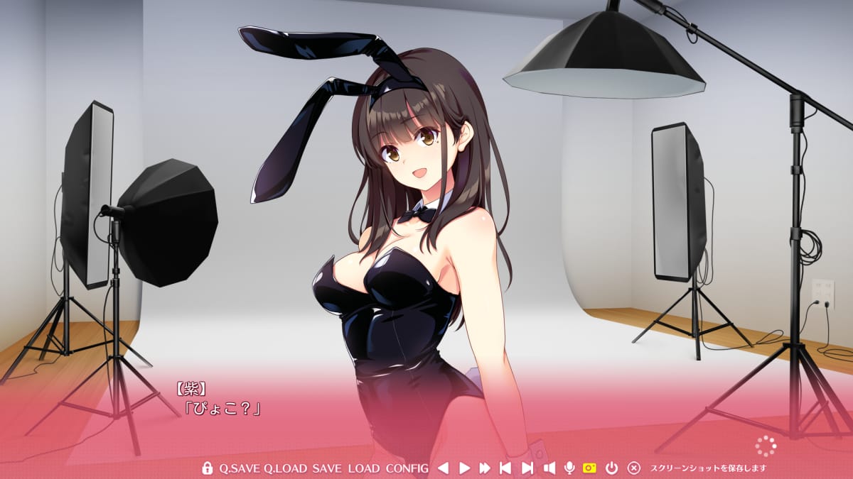 藍沢紫のバニーガール
