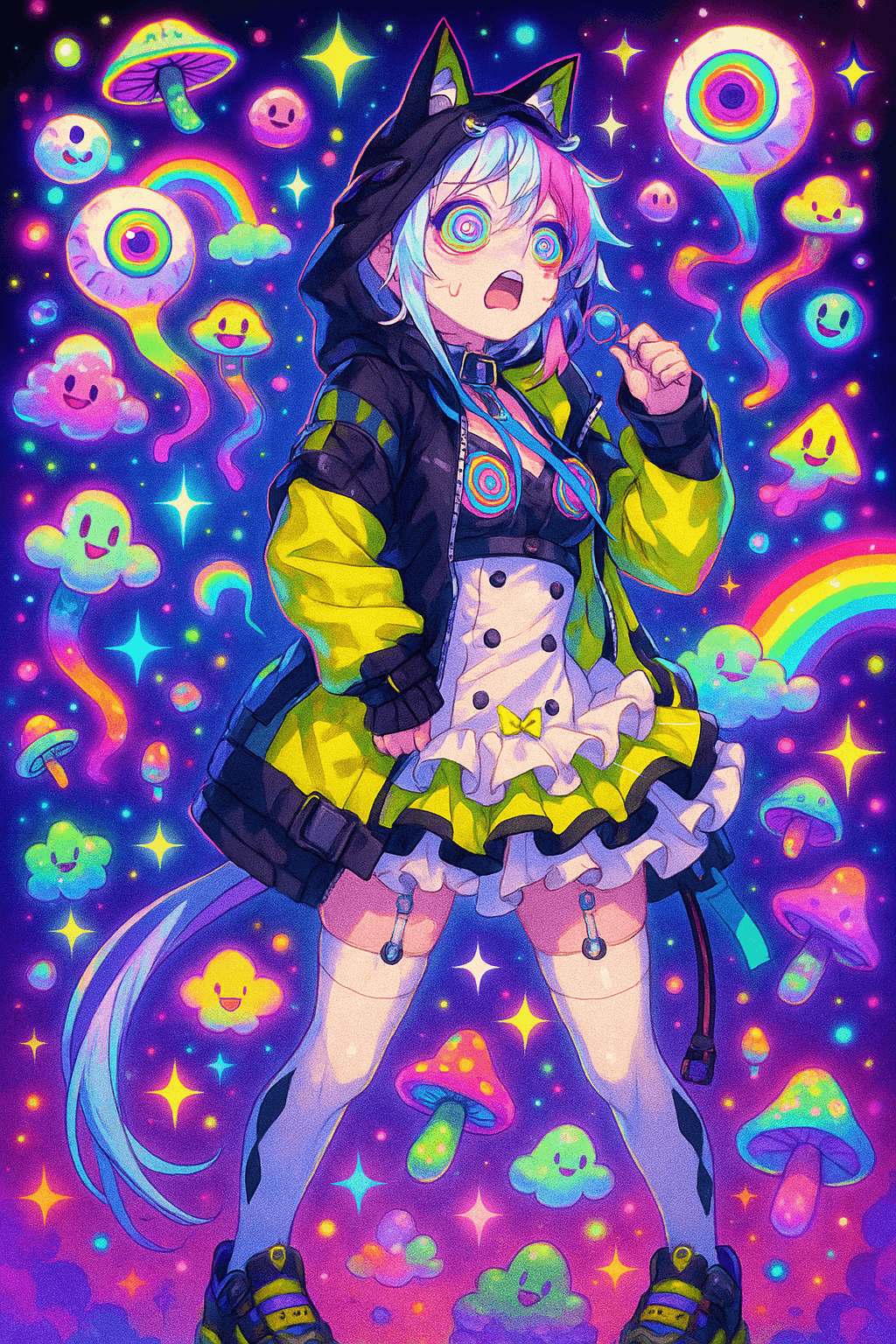 幻覚を見ているデスペラード