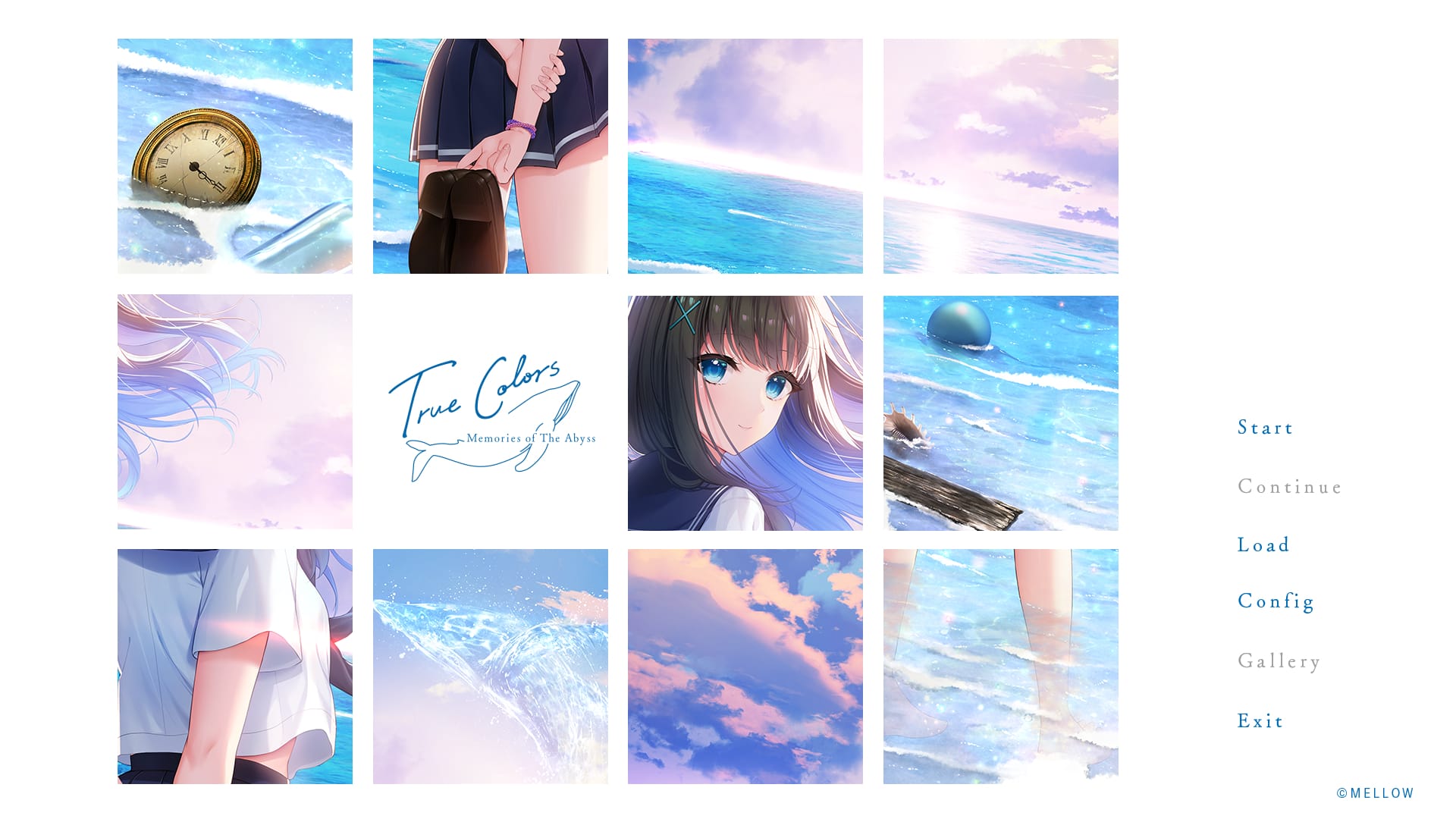 【True Colors】のタイトル画面