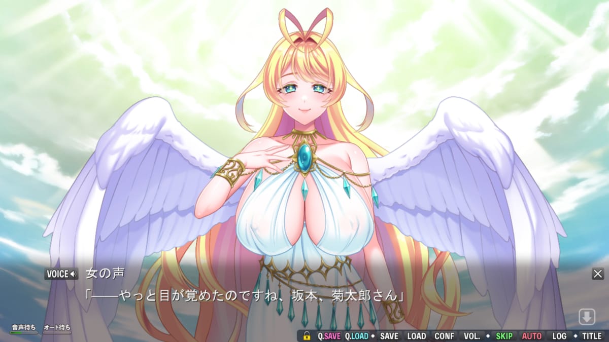 女神「――やっと目が覚めたのですね、坂本、菊太郎さん」